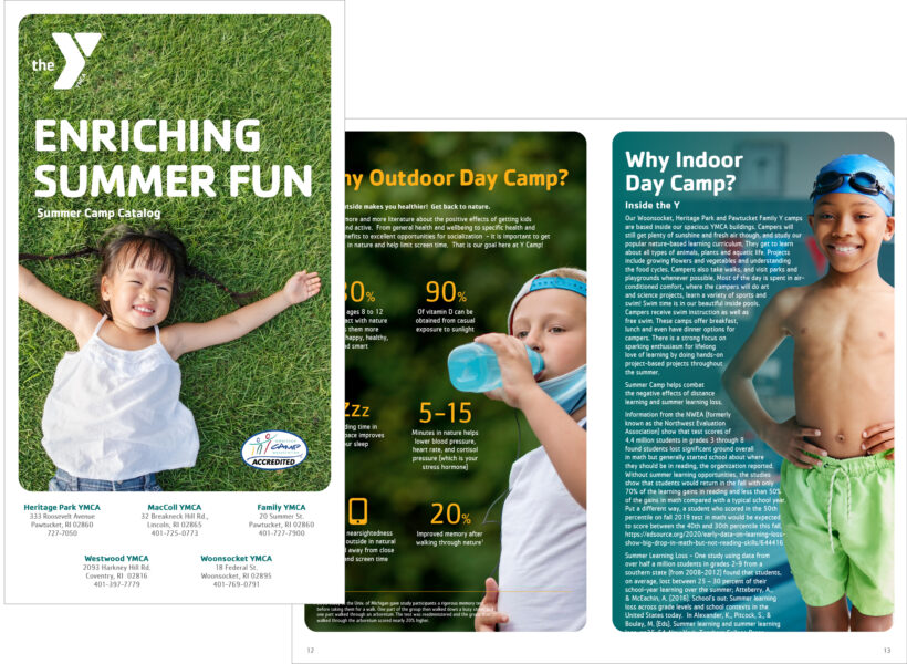 YMCA Summer Camp Brochure