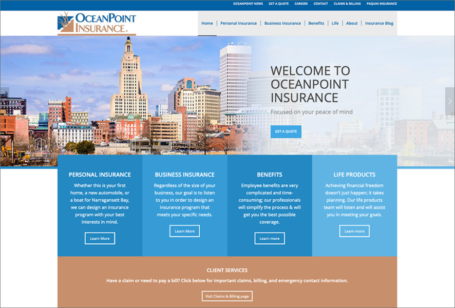 OceanPoint website
